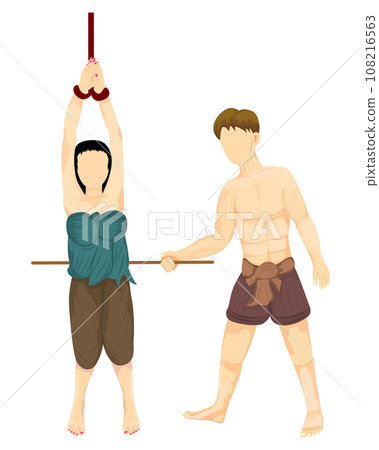 Punishment of slaves in ancient times vector design Punishment of slaves in ancient times vector design 108216563