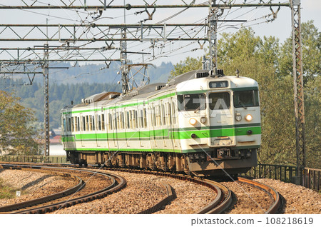 Joetsu Line Echigo Horinouchi-Koide JR East 115 series N16 formation (Niigata) 108218619