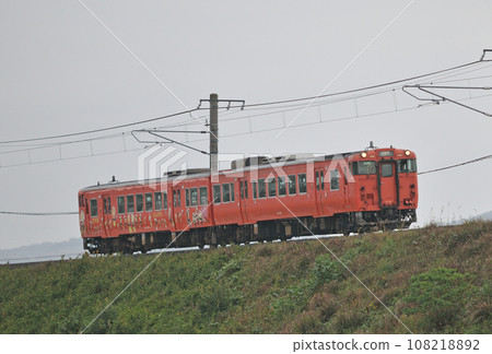Sanin Main Line Naoe-Izumo City JR West Kiha 47-82+Kiha 47-3018 (Goto) 108218892