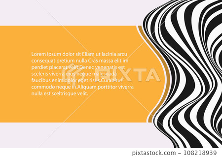 Abstract wave background, black and white wavy stripes or lines design Abstract wave background, black and white wavy stripes or lines design 108218939