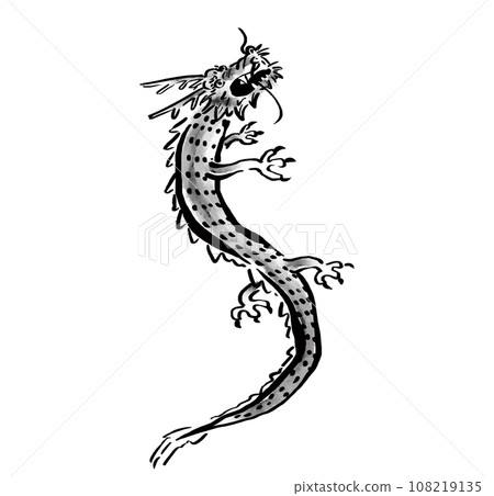 龍爬向天空的插圖 龍爬向天空的插圖 108219135