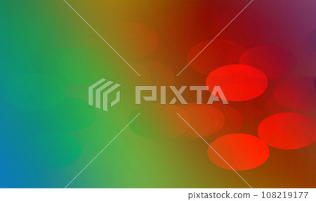 Colorful bokeh background with copy space for text or image, Usable for banner, poster, cover, Ad, events, party, sale, celebrations, and various design works 108219177
