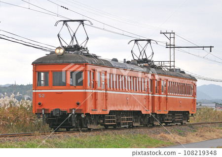 一畑電鐵北松江線 溫州平田～努崎 出哈尼 53 + 出哈尼 52 108219348