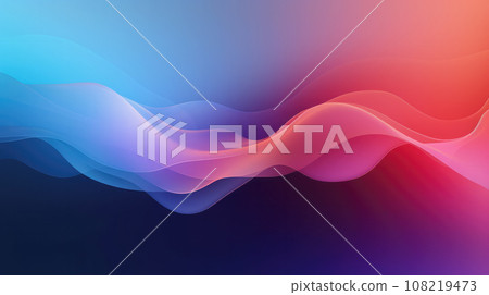 Abstract gradient colorful background, Generative AI. 108219473