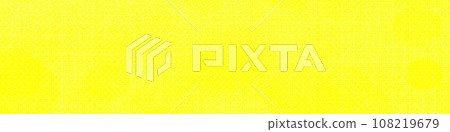 Bright yellow panorama bokeh background with copy space for text or image, Usable for banner, poster, Ad, events, party, sale, celebrations, and various design works 108219679