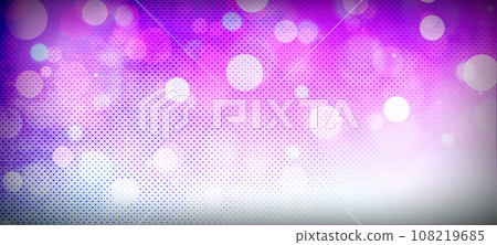 Purple bokeh widexcreen background with copy space for text or image, Usable for banner, poster, Ad, events, party, sale, celebrations, and various design works 108219685