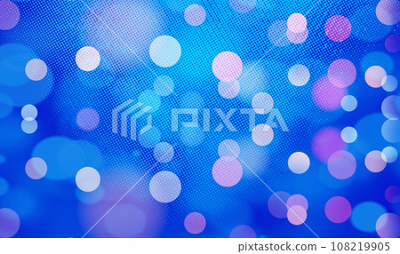 Blue bokeh background with blank space for Your text or image, usable for social media, story, banner, poster, Ads, events, party, celebration, and various design works 108219905
