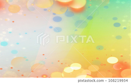 yellow bokeh background with blank space for Your text or image, usable for social media, story, banner, poster, Ads, events, party, celebration, and various design works 108219934