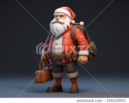 聖誕老人 3d 人物 聖誕老人 3d 人物 108220001