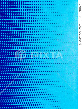 Blue dots pattern vertical background with copy space for text or image, Usable for banner, poster, Ad, events, party, sale, celebrations, and various design works 108220074