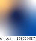 Wallpaper with a navy, blue, orange, white gradient background. Color transition on a clean, minimalist modern background. 108220637