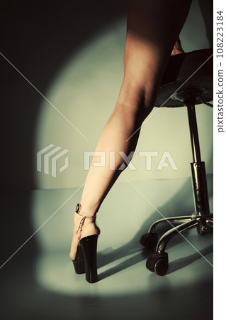 Sexy long legs fitness model influencer 108223184