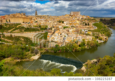 Scenic cityscape of Toledo old town, Spain Scenic cityscape of Toledo old town, Spain 108223287
