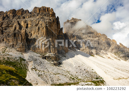 Panoramic view of Dolomites, Northern Italy 108223292