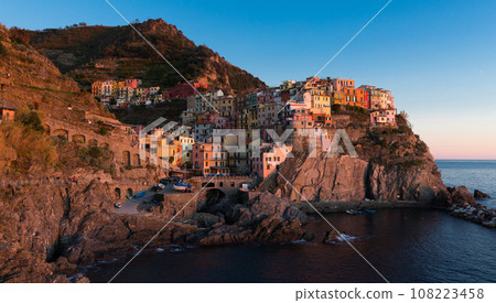 Manarola in evening time 108223458