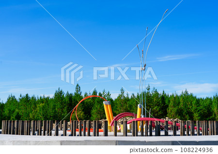 Building Concrete Foundation for Wind Turbine: Developing a Wind Electric Turbine Park 108224936