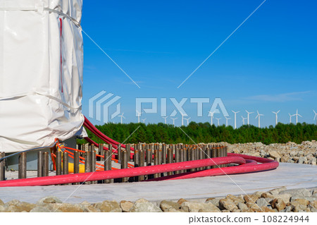 Building Concrete Foundation for Wind Turbine: Developing a Wind Electric Turbine Park 108224944