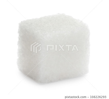 Refined sugar isolated on white, closeup view Refined sugar isolated on white, closeup view 108226293