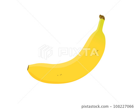 Illustration of yellow banana 108227066