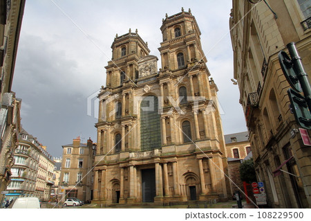 Saint-Pierre Cathedral (Rennes Cathedral), a church representing Rennes, the central city of Brittany, France Saint-Pierre Cathedral (Rennes Cathedral), a church representing Rennes, the central city of Brittany, France 108229500