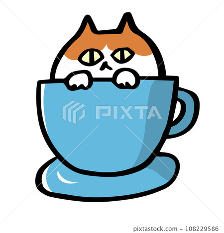 cat in a cup cat in a cup 108229586