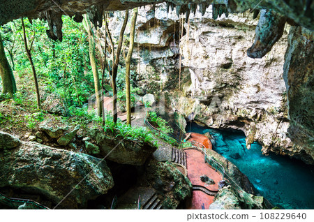 Cave at Los Tres Ojos National Park in Santo Domingo, Dominican Republic Cave at Los Tres Ojos National Park in Santo Domingo, Dominican Republic 108229640