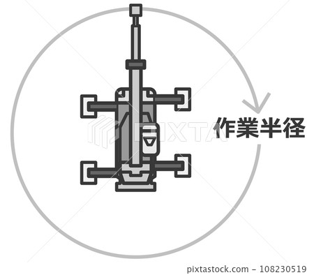 建築工地起重車吊掛材料和貨物的平面圖 建築工地起重車吊掛材料和貨物的平面圖 108230519