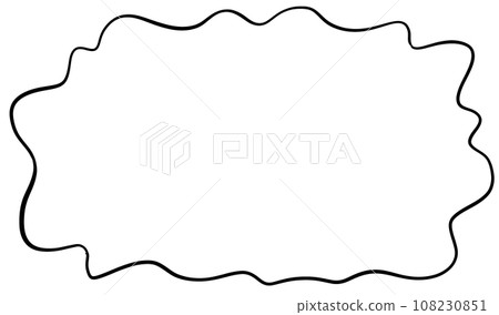 Moyamoya-shaped speech bubble 108230851
