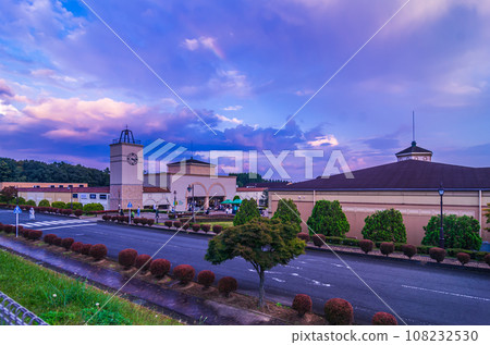 栃木縣那須花園奧特萊斯上空的彩虹 108232530