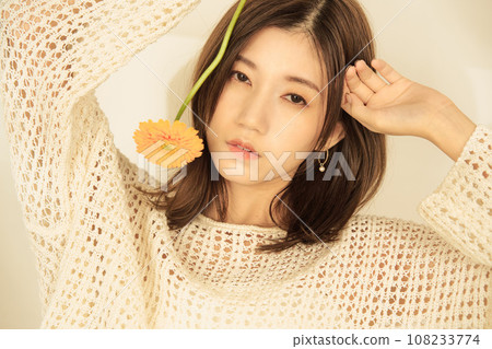 Pretty female portrait 108233774