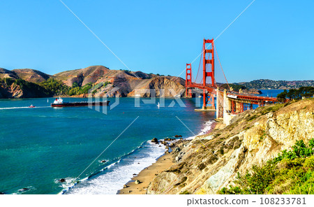 Golden Gate Bridge in San Francisco - California, United States Golden Gate Bridge in San Francisco - California, United States 108233781
