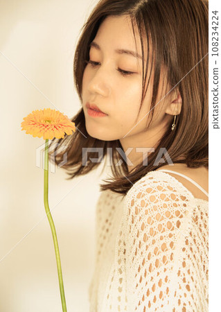 Pretty female portrait 108234224
