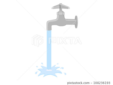 water from the faucet 108236193