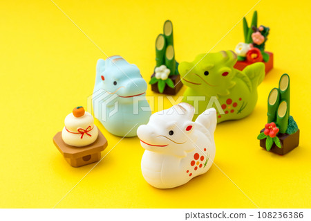 New Year's card material for the Year of the Dragon Zodiac Year of the Dragon New Year's card material for the Year of the Dragon Zodiac Year of the Dragon 108236386