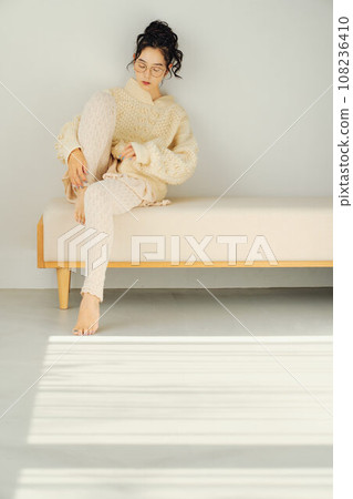 Portrait of a woman with glasses Portrait of a woman with glasses 108236410