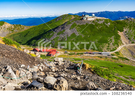 Sightseeing climbing of Mt. Norikura in Nagano Prefecture: Mt. Marishiten and Norikura Astronomical Observatory 108236540