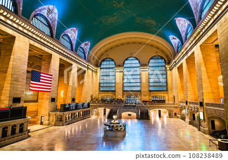Empty Main Concourse of Grand Central Terminal in New York City, United States 108238489