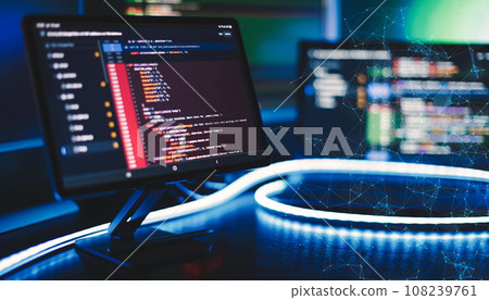 Coding background business data analytics programming online, digital world technology Coding background business data analytics programming online, digital world technology 108239761
