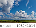 Scenery with blue sky and clouds 108241014