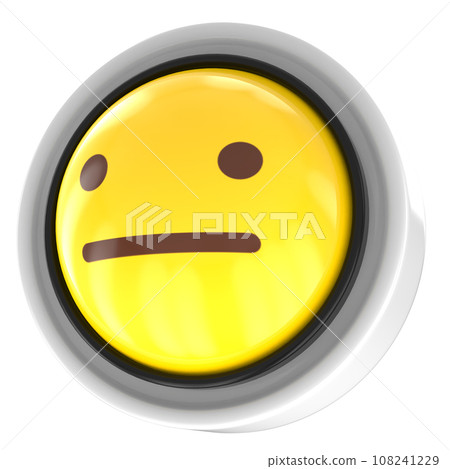 smiley face on the button 108241229