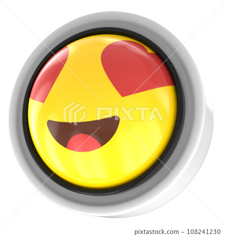 smiley face on the button 108241230