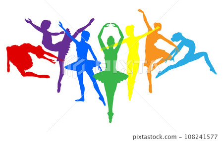 Ballet Dancer Silhouette Dancers Poses Silhouettes Ballet Dancer Silhouette Dancers Poses Silhouettes 108241577