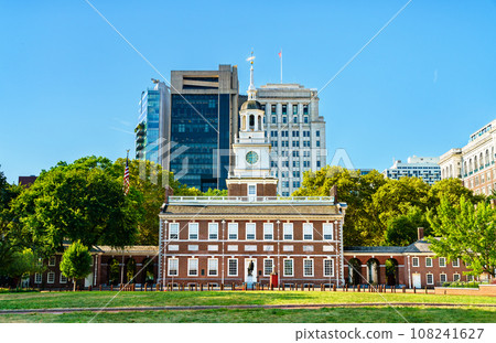 Independence Hall at Independence Mall in Philadelphia - Pennsylvania, United States Independence Hall at Independence Mall in Philadelphia - Pennsylvania, United States 108241627