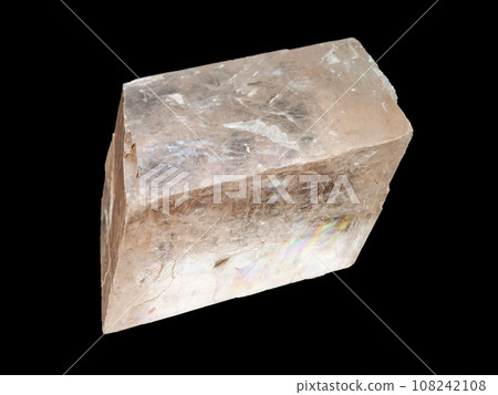 Pink optical calcite raw stone (calcite) 108242108