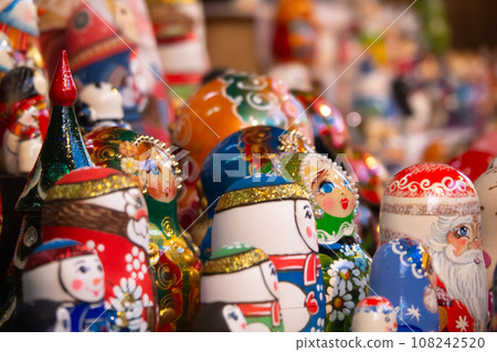 Matryoshka at the Christmas market 108242520
