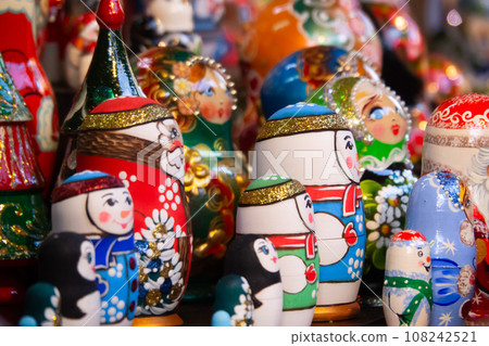 Matryoshka at the Christmas market Matryoshka at the Christmas market 108242521