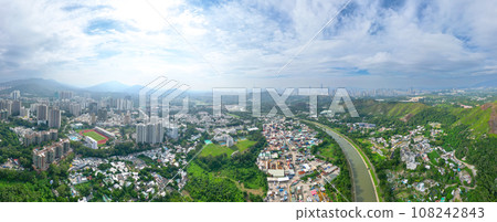 Oct 22 2021 quiet countryside villages of sheung shui, hk 108242843