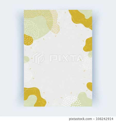 Cover design. A4 format, vertical orientation. Brochure, catalogue. Cover with abstract shapes. Abstract vector illustration. Cover design. A4 format, vertical orientation. Brochure, catalogue. Cover with abstract shapes. Abstract vector illustration. 108242914