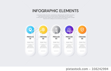 Infographic design template with place for your data. Vector illustration Infographic design template with place for your data. Vector illustration 108242994