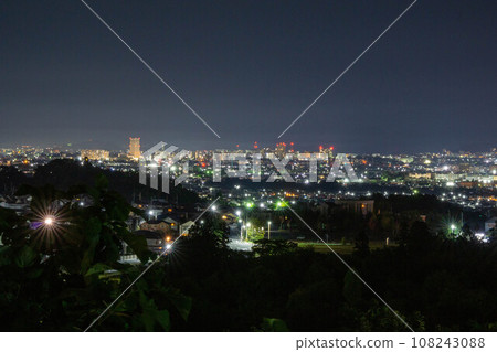 從禦晴之丘展望台看到的夜景 從禦晴之丘展望台看到的夜景 108243088